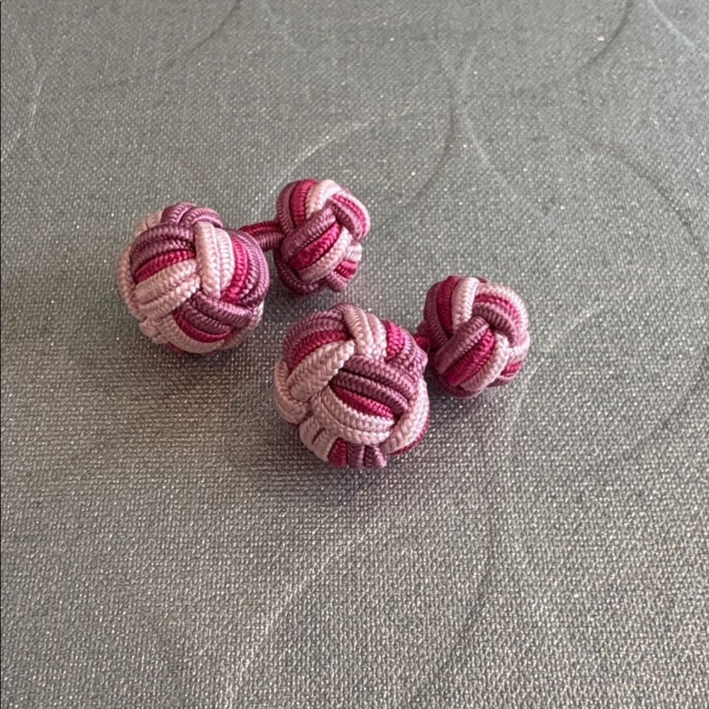 THOMAS PINK Silk Knotted Cufflinks. Brand New. Unused.